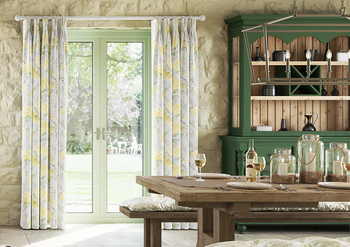 Bouquet Velvet, Primrose - Made to Measure Curtain - Image 3